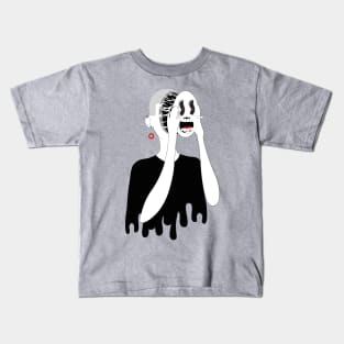 Abstract Face Kids T-Shirt